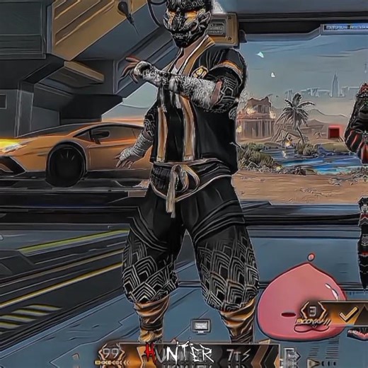 HUNTER VS 🌍 #freefire