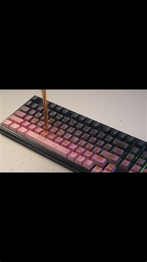 Mechanical Waterproof Keyboard with RGB Backlight and USB-C Cable, Durable Spill-Resistant