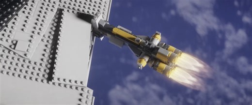 Rogue One Star Destroyer scene recreated in Lego, how cool is that? Credit: LFP Animations https://youtu.be/SUVmxPo37i4?feature=shared | GOTH 3Designs