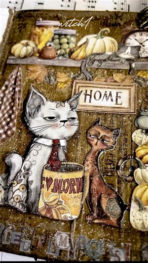 🪵 Wood Texture | Art Journal #diy #vintagejournal #collageart