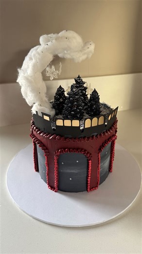 The Cake Decorating Company | 🚂🎄 Step aboard as @zoe_bakess turns Polar Express magic into a showstopping Christmas cake. From creative buttercream piping to cute... | Instagram