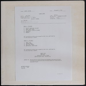 John Cale - Paris 1919