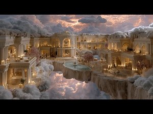 Ambient Music for Relax | Relaxing Ambient Journey Through Golden Cloud Palaces 4K