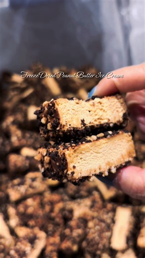 Delicious Peanut Butter Freeze-Dried Ice Cream