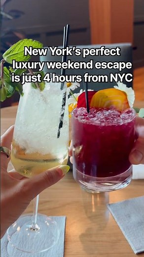 New York’s perfect luxury weekend escape is just 4 HOURS from NYC! ⛰️🌄
