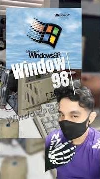 Windows 98 pc Viejos solo retro #Android #app #windows #gamers #computadores #Tecnología