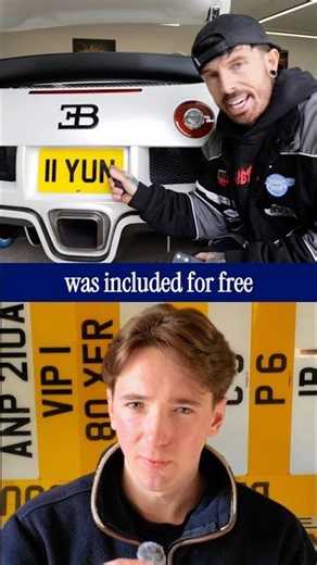 Matt Armstrong’s Free Bugatti Veyron Number Plate is worth 🫠