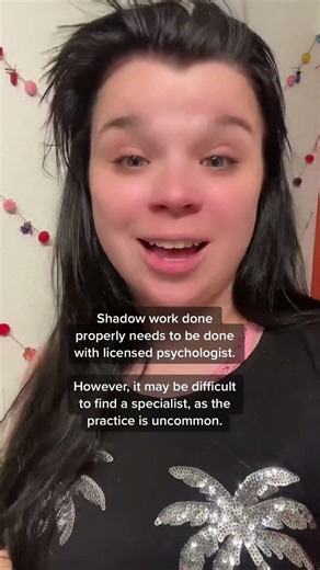 #stitch with witchcraft.bitchcraft Shadow work is a type of psychotherapy that focuses on the