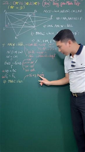 15K views · 197 reactions | P1. Các cách chứng minh hình chữ nhật --- Bạn có thế xem full video tại đây nha: https://web.facebook.com/reel/4295748977323548 | Thầy Giáo Minh Tiệp | Facebook