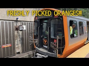 Freshly Picked Oranges!!! MBTA Orange Line CRRC 01400 Compilation!