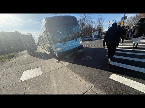 MTA Bus Ride. B46-SBS to Utica Avenue & Fulton Street. 2017 New Flyer XD60. Bus 6137.