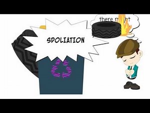 What is spoliation in a civil litigation?