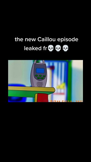 the editor's of bladie made little oopsies in the studio💀#caillou #horror #memes