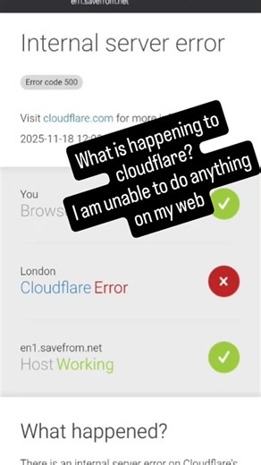 Maram Ramson | What is wrong with cloudflare | Instagram