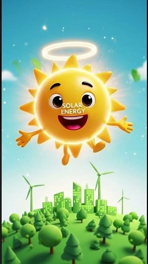 I’m Solar Energy – The Sun Powers You ☀️ | Science Explained #Shorts #solarenergy