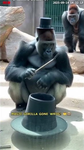Gorilla Magician Magic Fail! 😱
