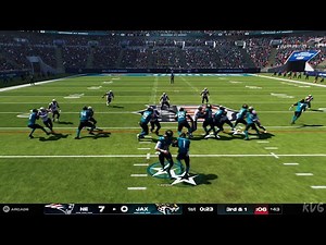 Madden NFL 25 - New England Patriots vs Jacksonville Jaguars - Gameplay (PS5 UHD) [4K60FPS]