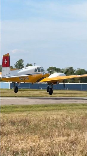 1957 Beech Twin Bonanza Takeoff