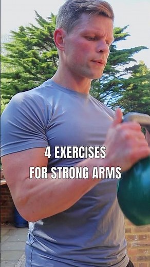 You can’t build arms with kettlebells… until you try these 4 exercises #kettlebell