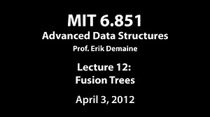 Lecture 12 in 6.851: Advanced Data Structures (Fall'17)