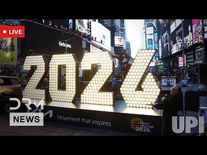 LIVE: New York Installs “2026” Sign for Iconic Times Square Countdown | AQ1N