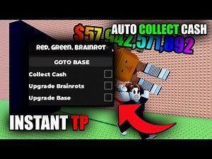 [🚀INST] Red, Gree, BRAINROT Script - INSTANT TP, COLLECT CASH, AUTO UPGRADE, AUTO UPGRADE BASE