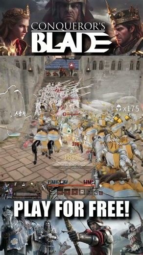 Conqueror's Blade -😆🏇🏇🏇🏇🏇 PLAY FOR FREE! #Shorts#ConquerorsBlade#CB