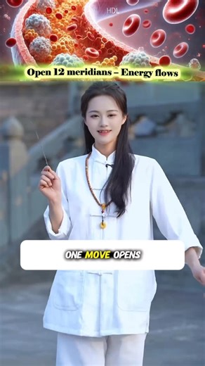 Healing TaiChi Tips on Instagram: "One move opens all 12 meridians: palms lift the sky, tiptoes open the yin channels, and fists press down to activate yang flow. Comment “MERIDIAN”! #meridianflow #energybalance #qigongmove #dailywellness #homeexercise"