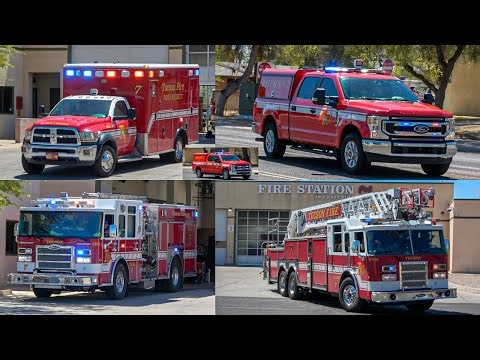 Tucson Fire Dept. Station 7 Responding