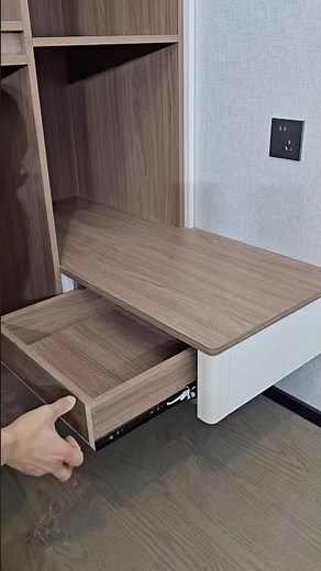 Bedroom Cabinet System | Drawer & Wardrobe Combo Finish #storagesolutions