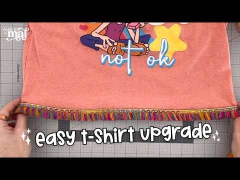 Easy T-Shirt Cropping Trick | Beginner Friendly Sewing Project