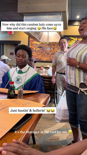 Manager Reaction Steals the Graduation Moment