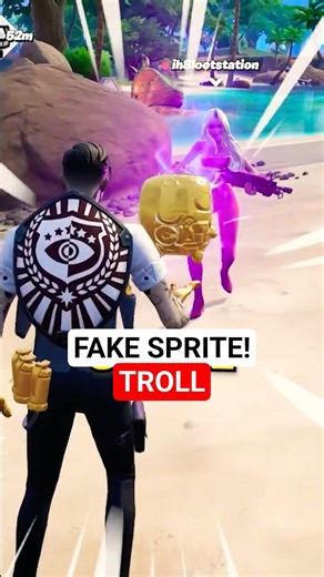 I TROLLED The Karen With A FAKE GOLDEN Sprite in Fortnite! 😠🤣