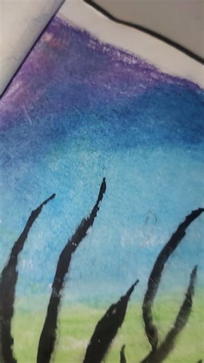 🌸 Anime Tree Drawing | Beautiful Art That Touches the Heart 🎨 | #shorts #viralshort #shortsfeed