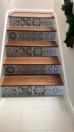 Talavera Tile Staircase Design in Houston