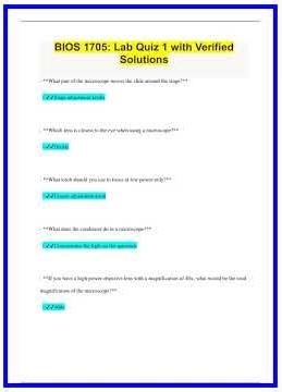 BIOS 1705 Lab Quiz 1 with Verified Solutions3491 636x882