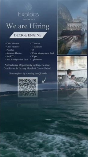 “Now hiring 2026 🚢 Don’t miss your chance to work and travel the world!”