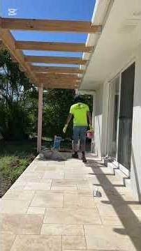 French Pattern travertine tiles