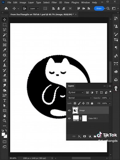 How to Use the Content-Aware Tracking Tool in Photoshop 🪄 #ducthangds #photoshopskills #photoshoptutorial #photoshoptricks #photoshop #learnontiktok
