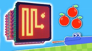 仅用红石电路就做出了贪吃蛇游戏