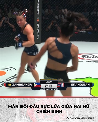 10K views · 65 reactions | Màn đối đầu rực lửa giữa hai nữ chiến binh Female MMA Firefight | Zamboanga vs. Grandjean #onechampionship #masteroffightschampionship | Master of Fights Championship | Facebook