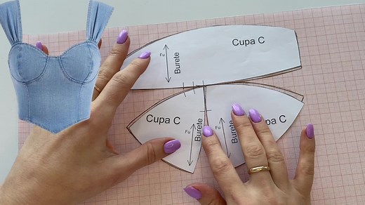🌸Shaping the cup with a single vertical seam🌸#corset #onlineschool #sewing #corsetcraf #shaping #cups