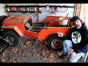 Taryl's Builds Roof Palomino Lawn Mower Jeep Pt 1