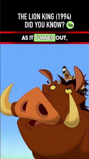 Did you know THIS about THE LION KING (1994)? Movie Facts & Trivia 6