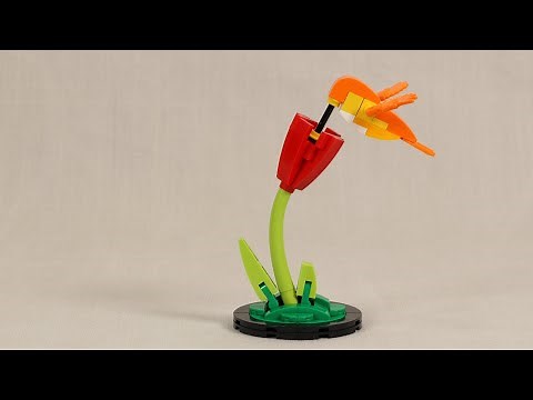LEGO Hummingbird and Flower Tutorial