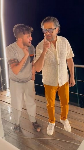 Jad Shwery on Instagram: "THE @raghebalama s #Halalala! ‍♂️懶 So happy with #yalla s outcome and grateful to the superstar! #JadShwery #RaghebAlama #Balbala"