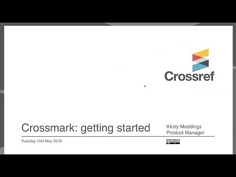 Crossmark how-to