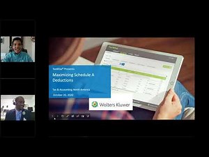 TaxWise Webinar: Maximizing Schedule A Deductions