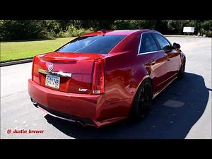 Cadillac CTS V with Corsa exhaust