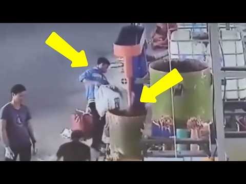 💀INDUSTRIAL MIXER ACCIDENT